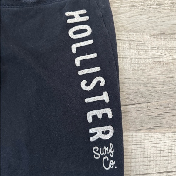 Vtg Hollister Surf Co. Sweatpants Women’s Small Black Y2K Lounge Pants Y2K 2000 - Picture 2 of 8